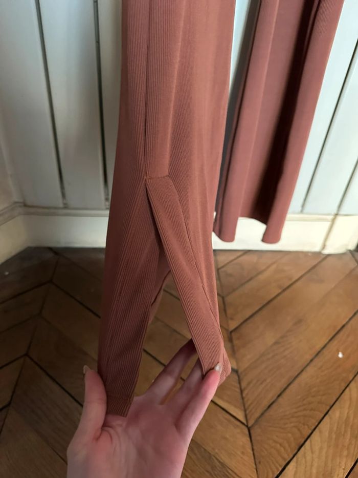 Pantalon fluide Pimkie S marron à fente - photo numéro 2