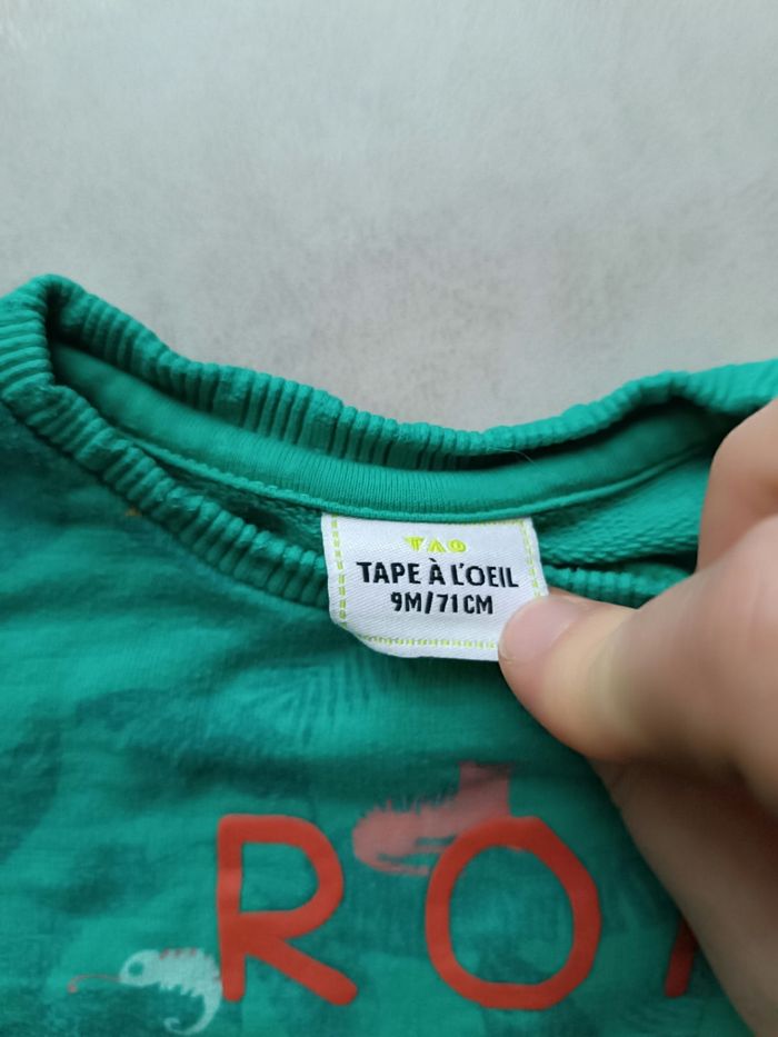 Sweat manches longues "le roi de la jungle" - photo numéro 2