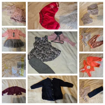 Lot vêtements bébé 9 mois fille