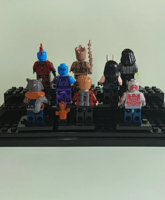Les gardiens de la galaxie - lot de 8 Mini figurines au format Lego - photo numéro 2