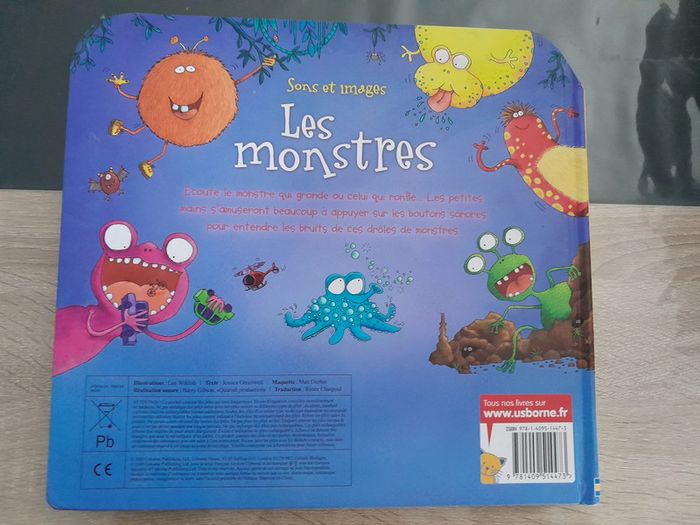 gros livre sonore - les monstres - photo numéro 3