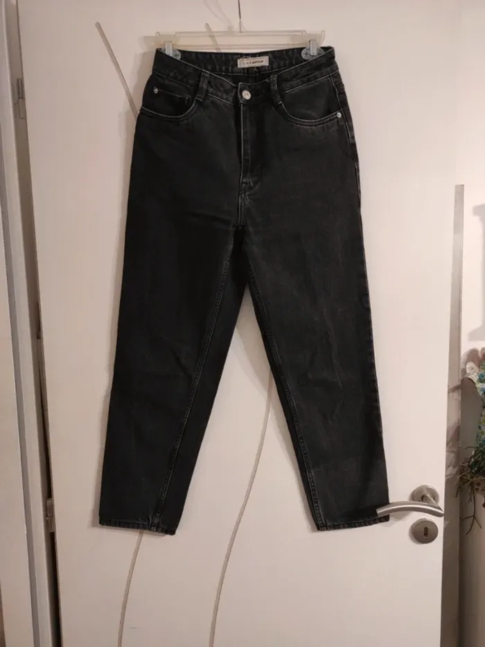 Jeans noir droit Pimkie taille S