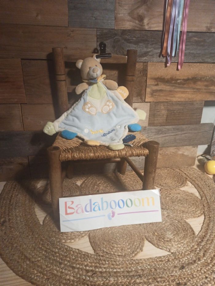 Doudou ours super doudou baby nat tbe