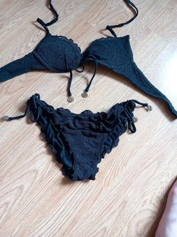 😴maillot de bain noir Victoria T36