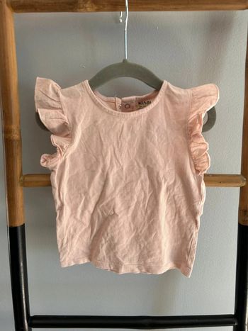 T-shirt manches courtes volantes - kiabi 24 mois