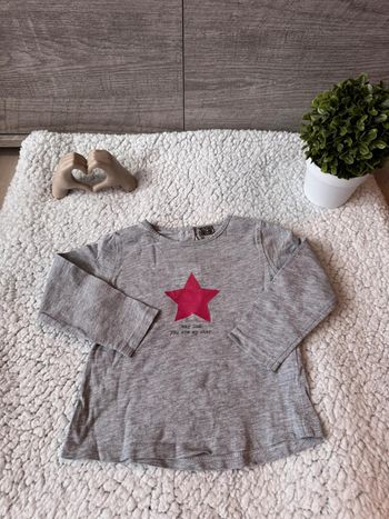 T-shirt fille manche longue