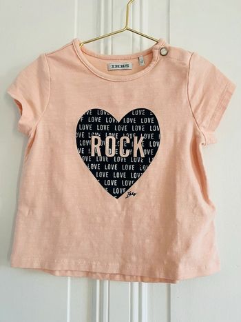 T-shirt abricot IKKS 18 mois