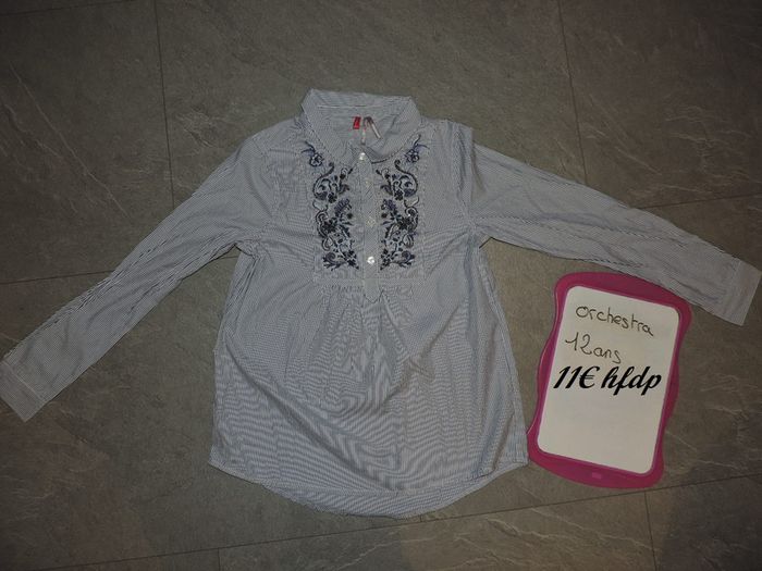 chemisier orchestra taille 12 ans