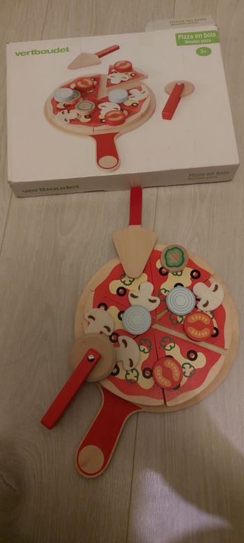 Set pizza en bois FSC® - multicolore