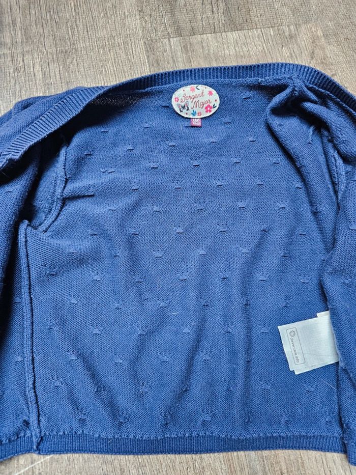 Gilet sergent major bleu - photo numéro 4