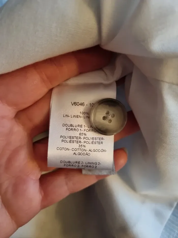Veste Caroll neuve en lin  taille 42! - photo numéro 5