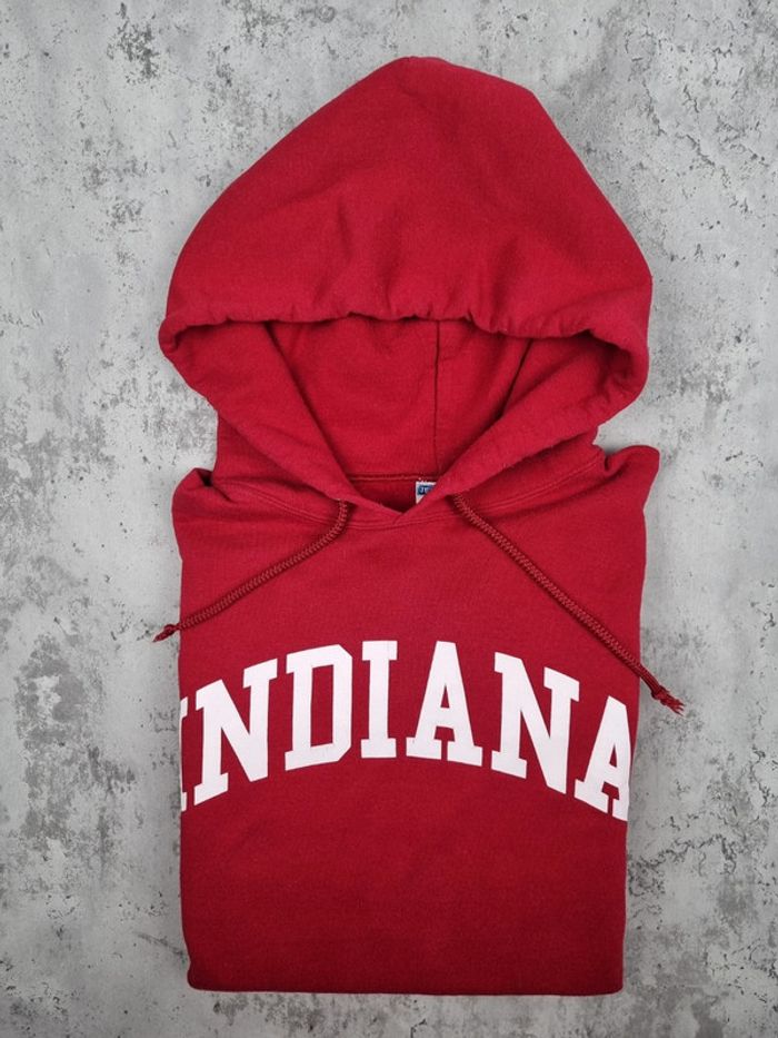 Pull à capuche universitaire Indiana Jerzees – Taille L Homme (mesures en photos) - photo numéro 2