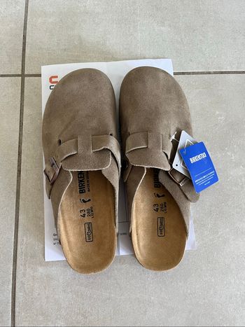 Birkenstock Boston taupe/olive
