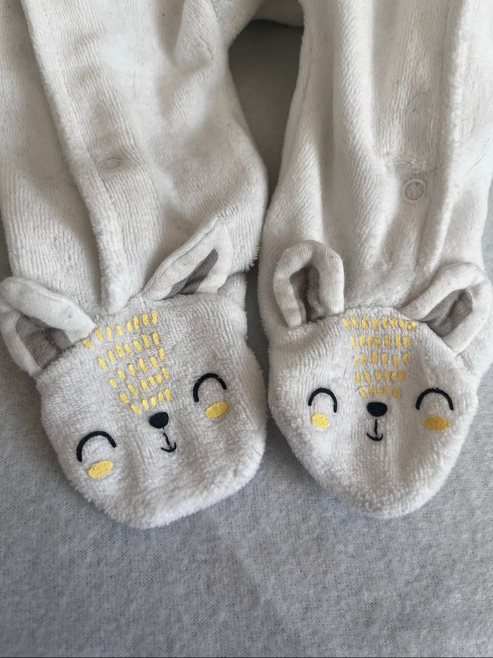 Pyjama velours 1 mois - photo numéro 4