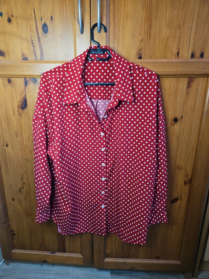 Superbe chemise à pois 44 shein