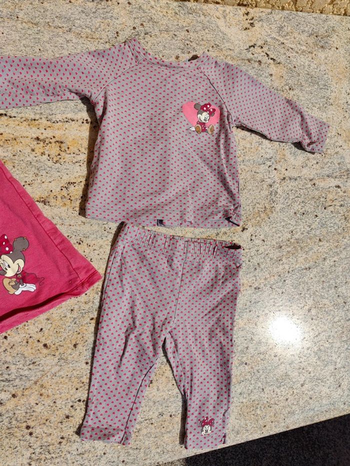 Ensemble 3 pièces Minnie 9 mois - photo numéro 5
