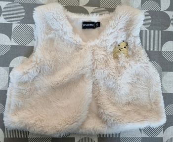 Gilet fourrure sans manche