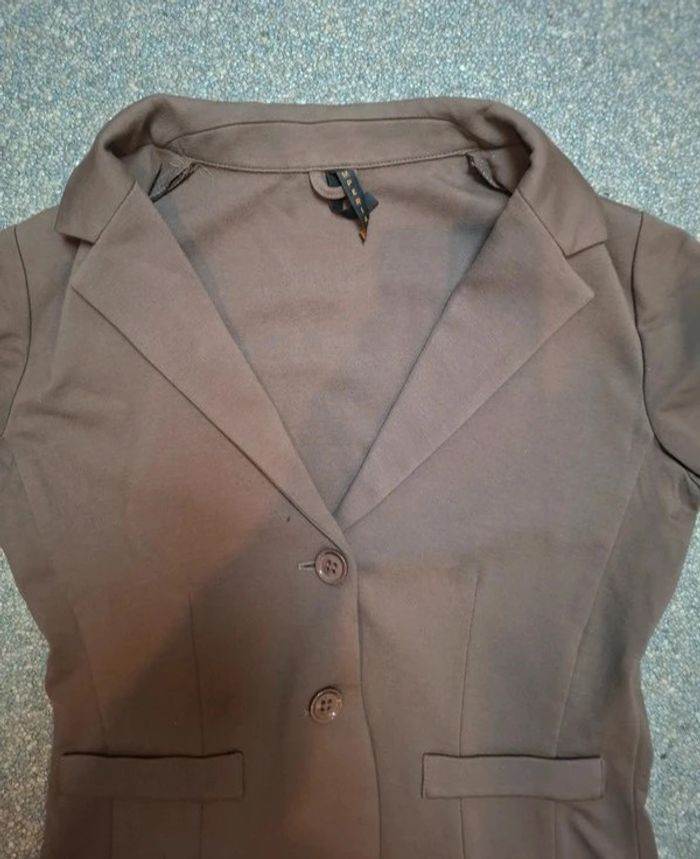 Blazer court Impérial brun en super état et en taille L - photo numéro 2