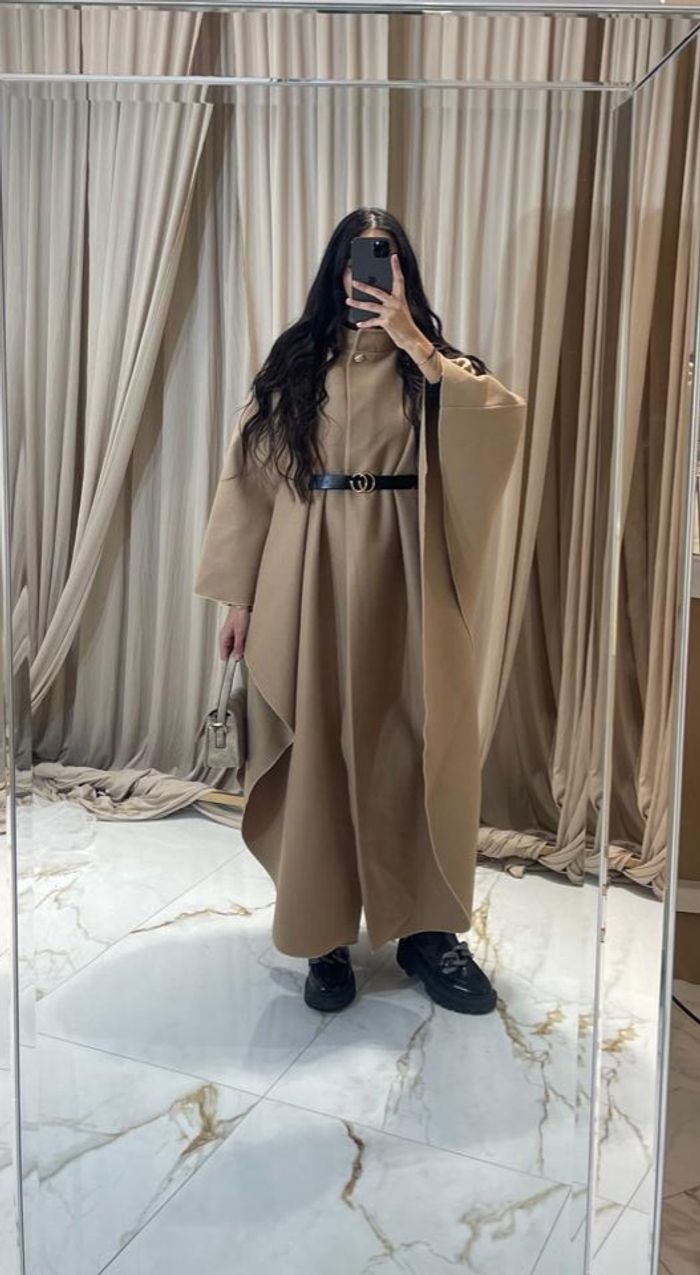 Magnifique cape longue très tendance neuve - photo numéro 5