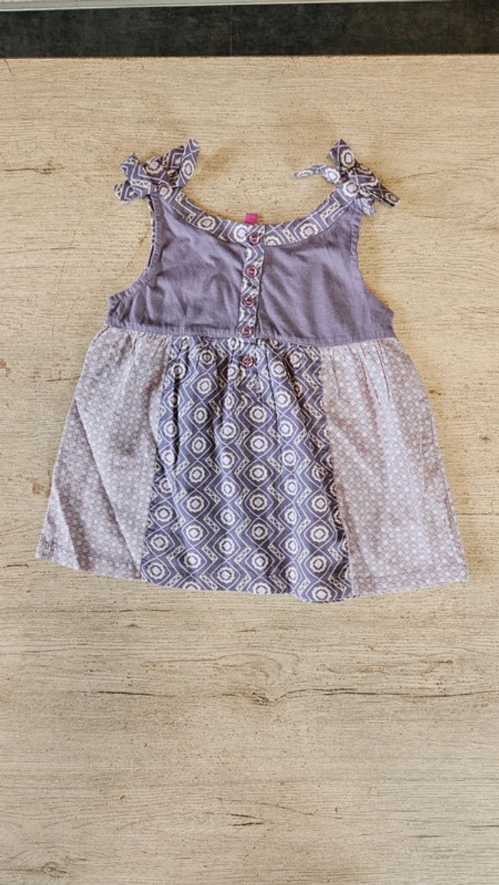 Blouse à bretelles mauve/parme, Lili Star, neuve, 5 ans - photo numéro 2