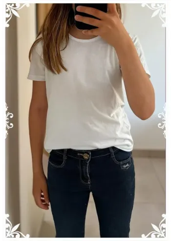 Jean slim bleu marine enfant fille taille 12 ans Creeks