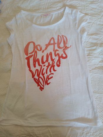 tee shirt blanc neuf