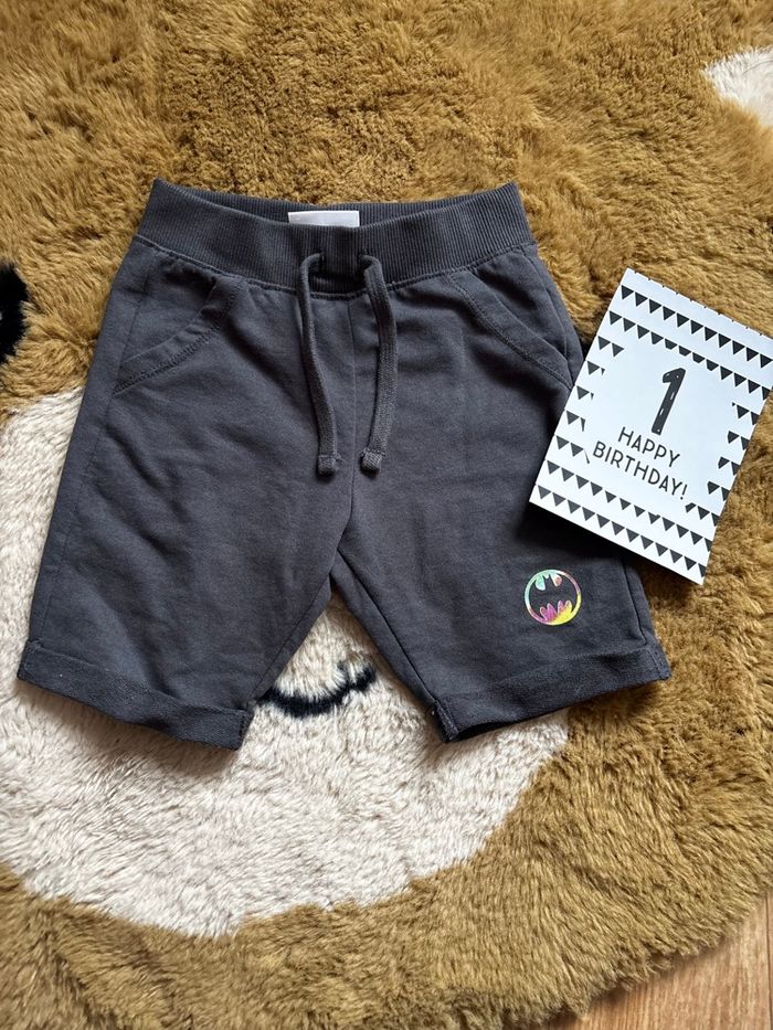 Pantacourt gris BATMAN t.12m