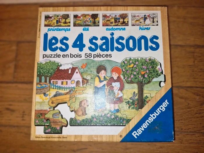 Puzzle bois les 4 saison Ravensburger