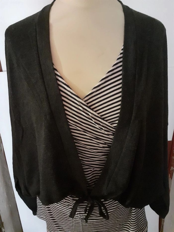 Gilet grossesse anthracite