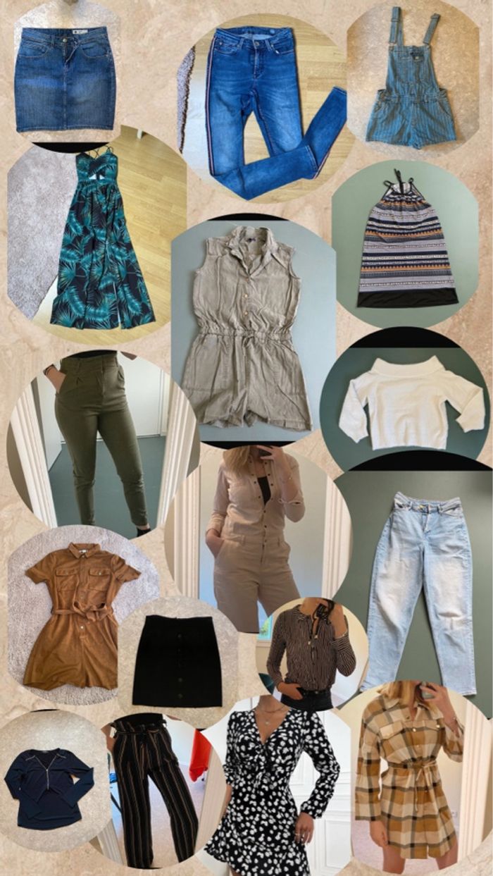 Lot de 17 vêtements femme S/M