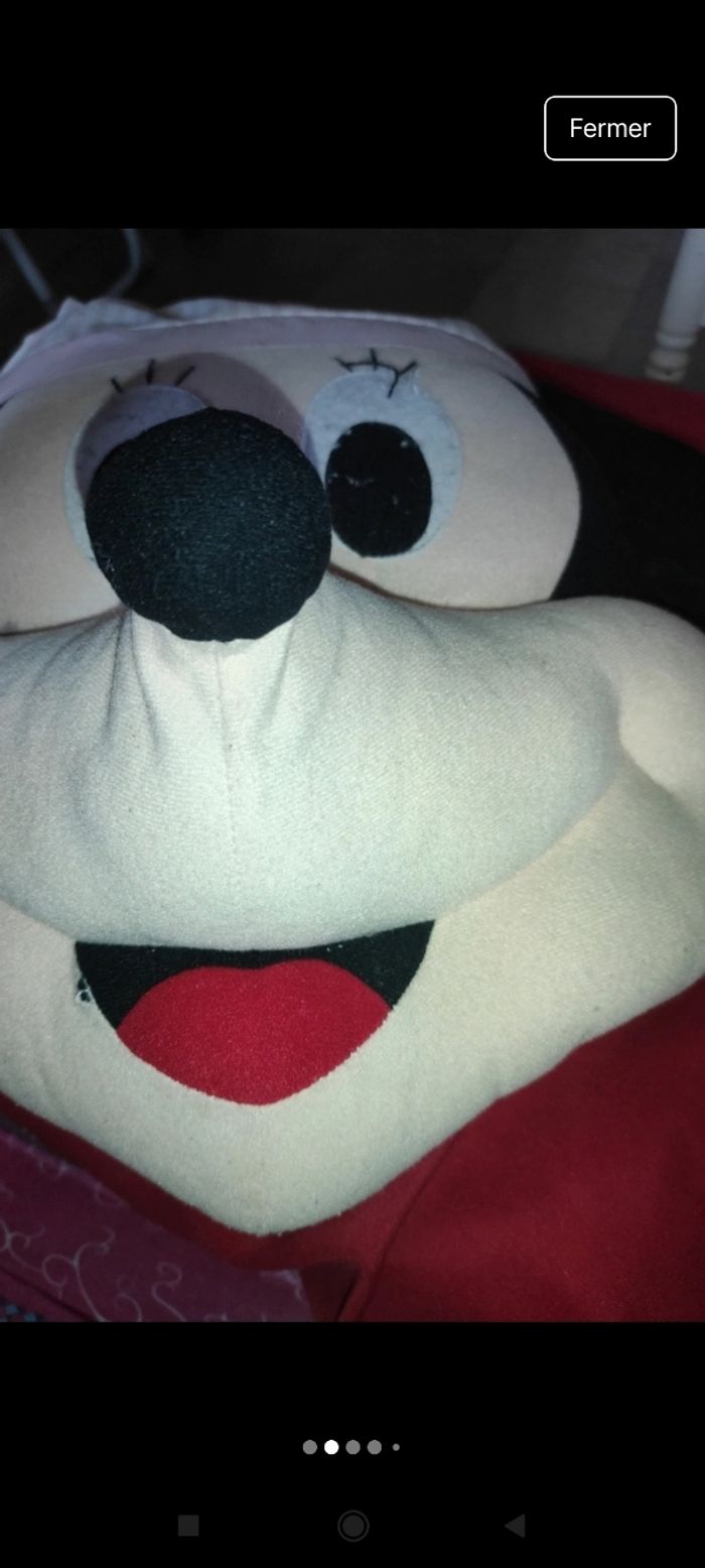 Peluche grande tête Mickey lb - photo numéro 3