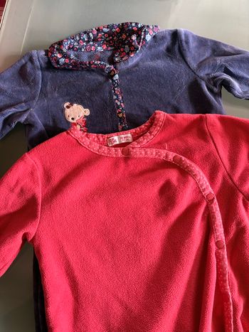 Lot 2 pyjamas velours 18 mois - Sergent Major & DPAM 