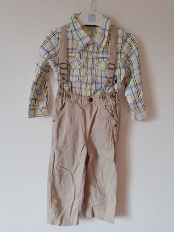 Ensemble pantalon chemise garçon 23 mois Orchestra