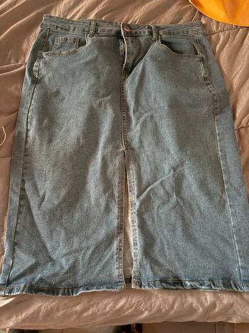 Jupe jeans taille xl