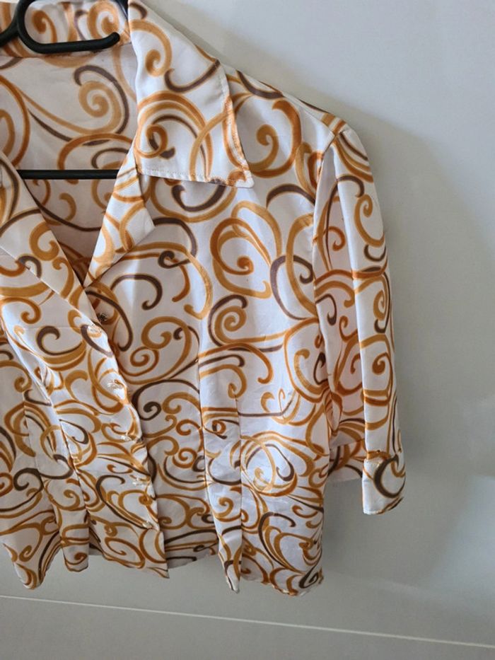 Chemise imprimée Vintage années 70 - photo numéro 2