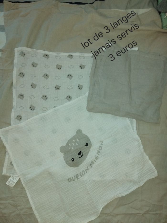 Lot de lange pour bébé
