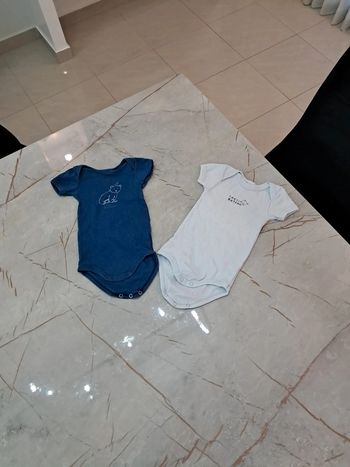 Lot de 2 bodies petit bateau