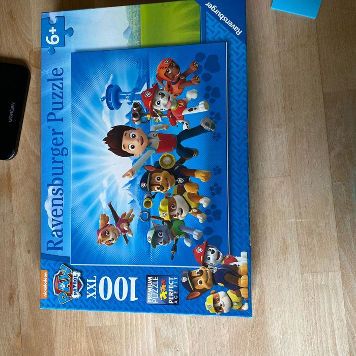 Puzzle paw patrol 100 pièces xxl nickelodeon ravensburger