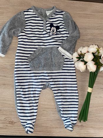 Pyjama Mickey gris