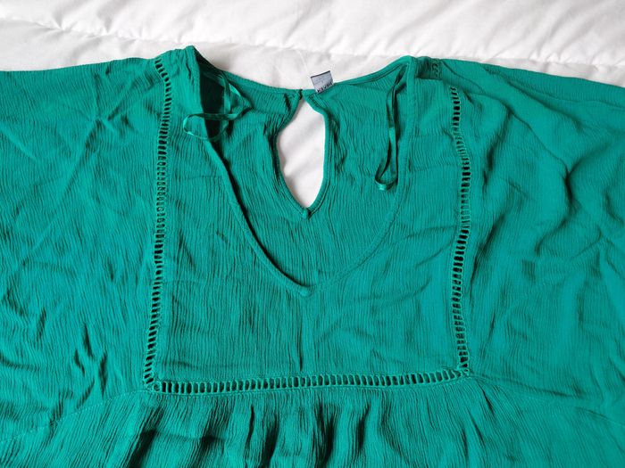 robe tunique de place ou piscine verte KIABI NEUVE