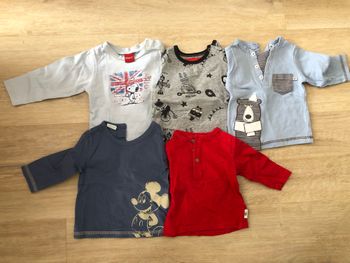 T shirts manches longuesx5