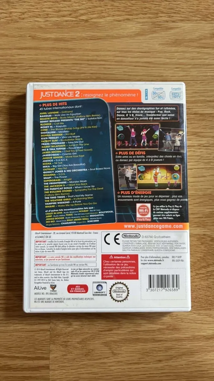 Jeu Wii Just Dance 2 - photo numéro 3