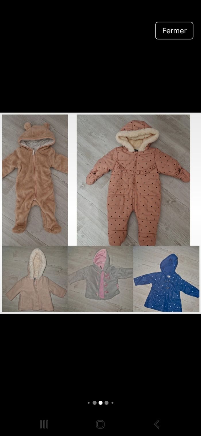 (Gros) lot vêtements bébé fille 6 mois très bon état - photo numéro 6