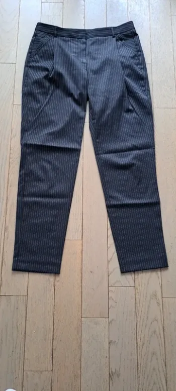 Pantalon à pinces rayures tennis