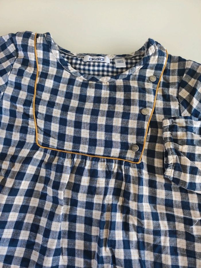 Blouse a carreaux