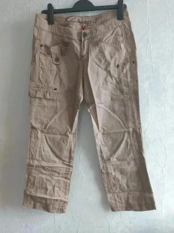Pantalon cargo beige Taille 34