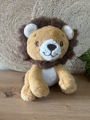 Neuf doudou lion marron beige blanc zd trading action