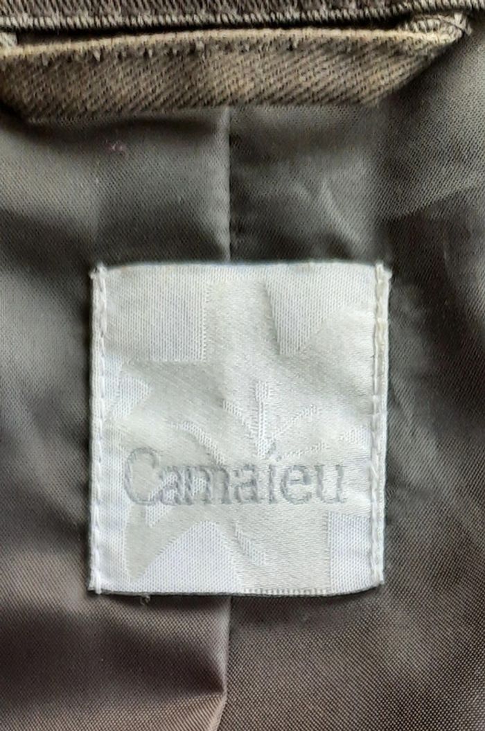 Trench marron, femme, Camaïeu, taille 42 - photo numéro 4