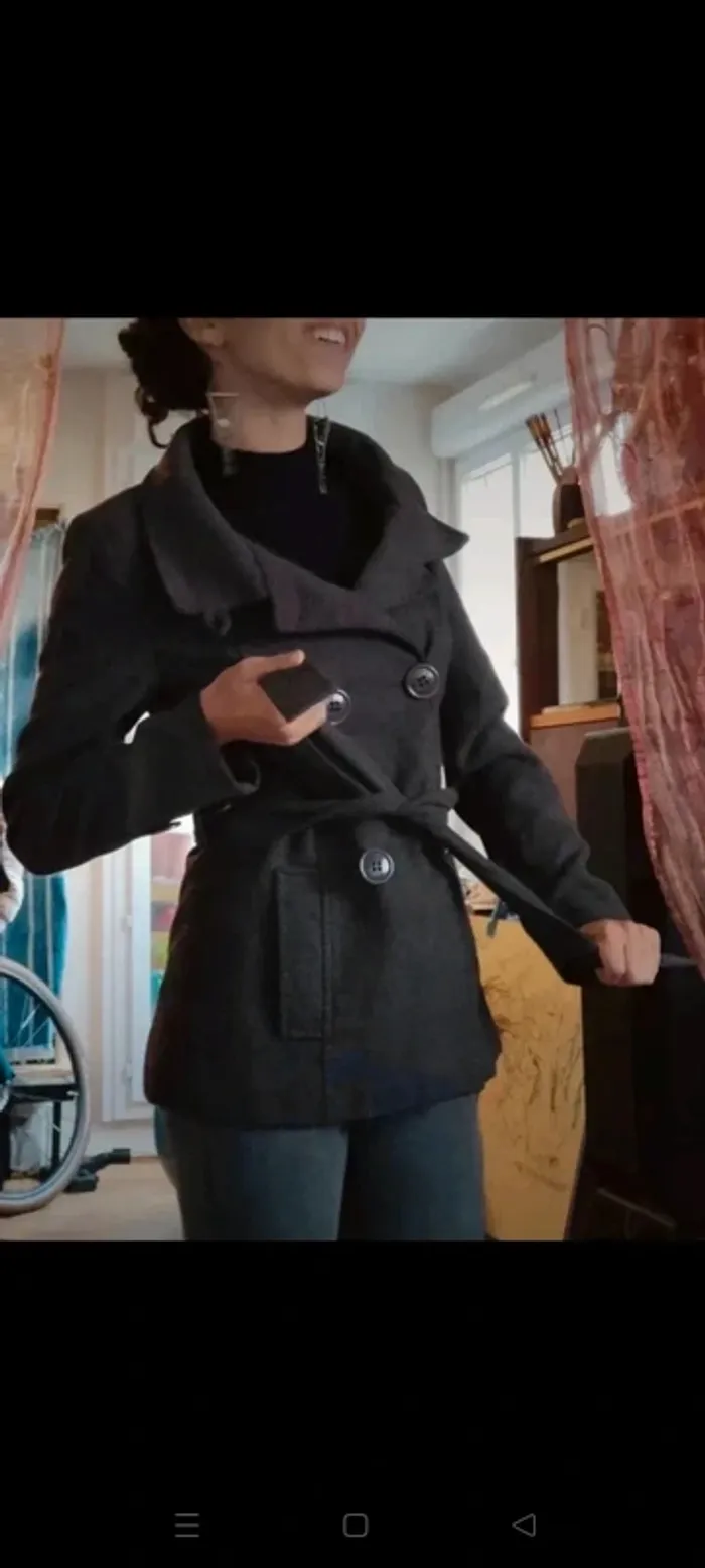 Manteau gris