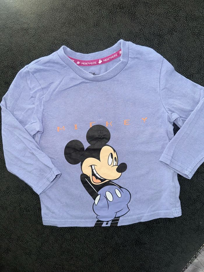 T-shirt manche longue mickey